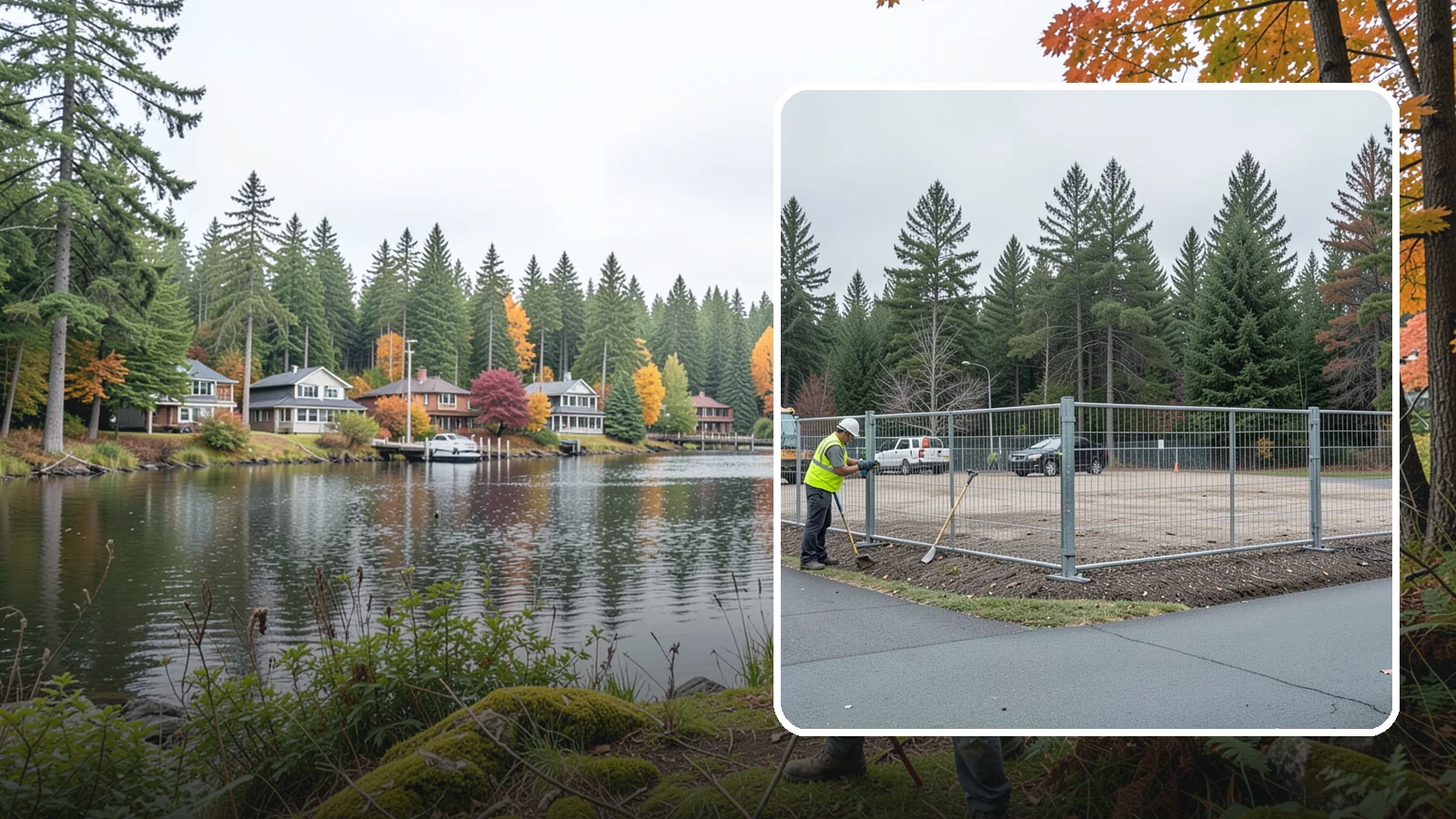 Facility Fencing & Gates in La Conner, Skagit County, WA - Fencing and gate installation that secures public facilities, yards, and equipment compounds.
