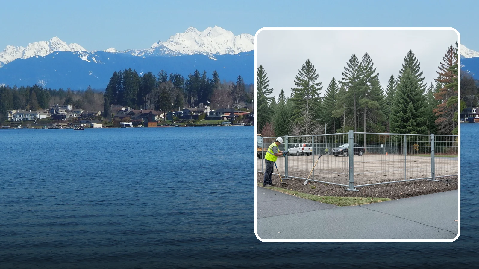 Facility Fencing & Gates in Lake Stevens, Snohomish County, WA - Fencing and gate installation that secures public facilities, yards, and equipment compounds.