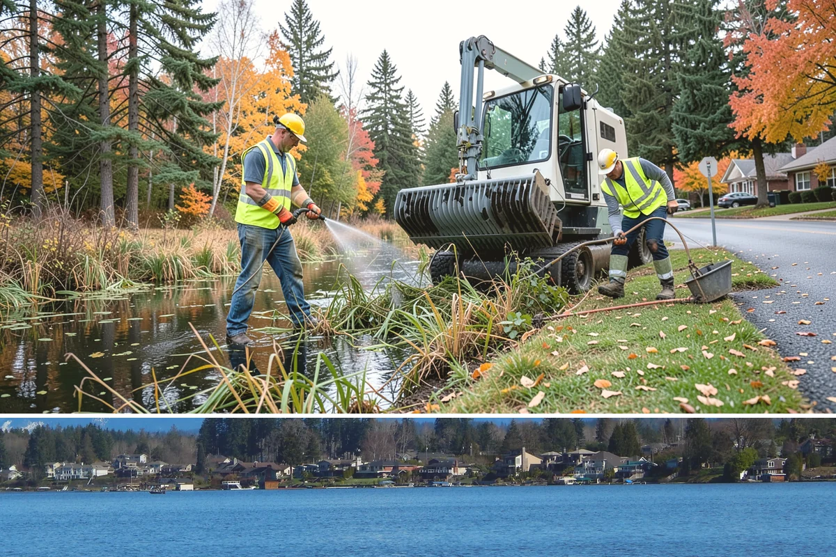 Facility Fencing & Gates in Lake Stevens, Snohomish County, WA - Fencing installs year-round, though setting posts is easiest when the ground is not saturated in the depths of winter.