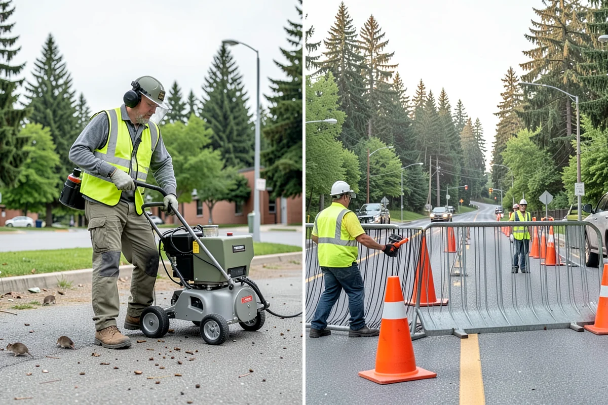 Facility Fencing & Gates in Lyman, Skagit County, WA - Lay out the fence line and gate locations