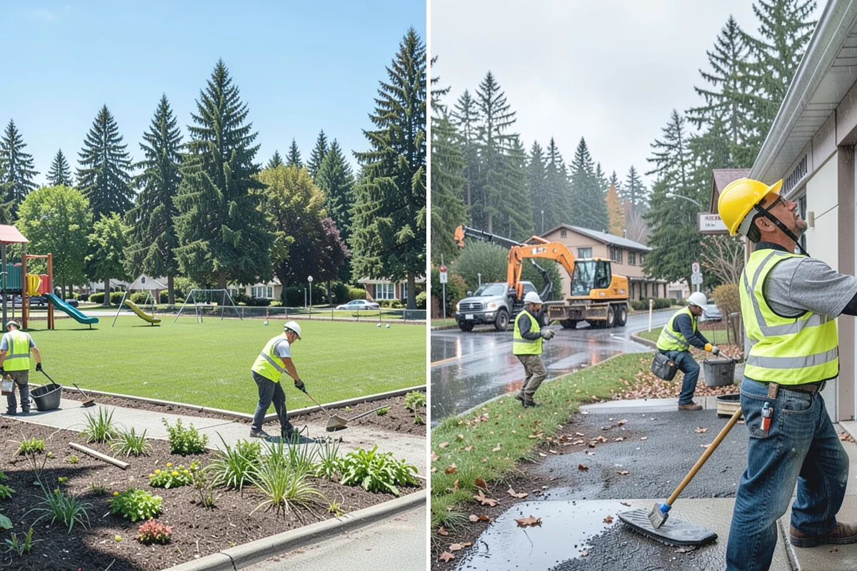 Facility Fencing & Gates in Medina, King County, WA - Lay out the fence line and gate locations