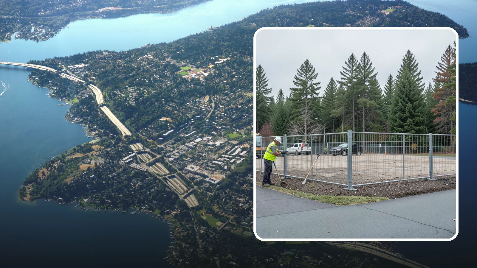 Facility Fencing & Gates in Mercer Island, King County, WA - Fencing and gate installation that secures public facilities, yards, and equipment compounds.