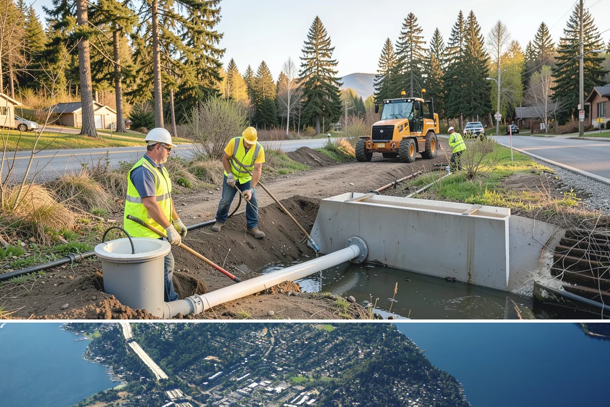 Facility Fencing & Gates in Mercer Island, King County, WA - Fencing installs year-round, though setting posts is easiest when the ground is not saturated in the depths of winter.