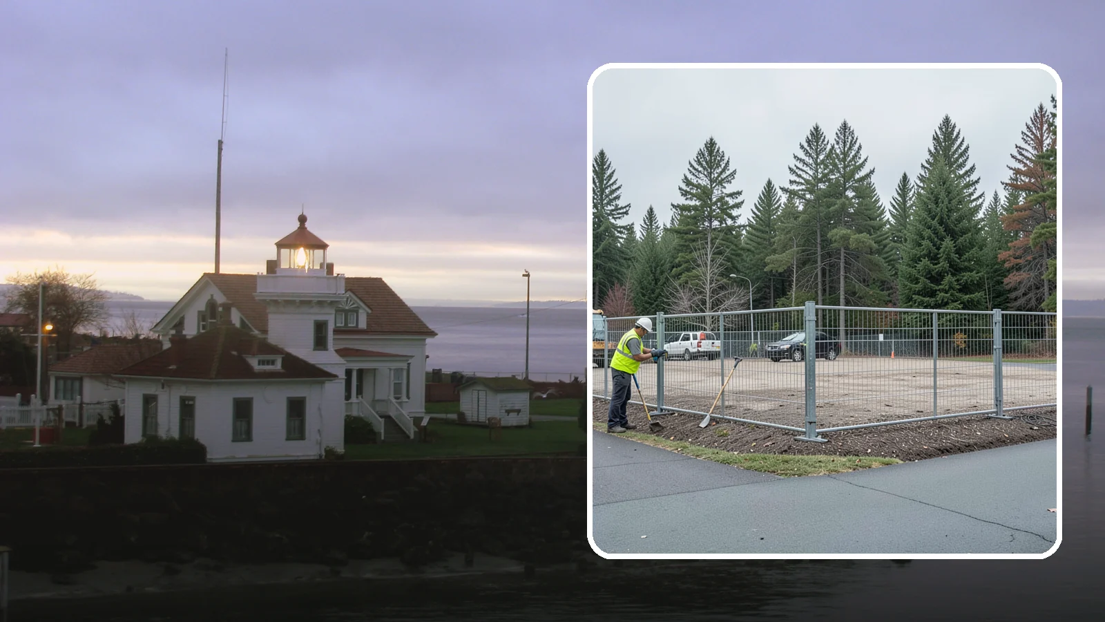 Facility Fencing & Gates in Mukilteo, Snohomish County, WA - Fencing and gate installation that secures public facilities, yards, and equipment compounds.