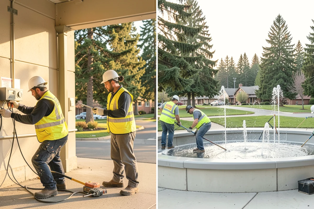 Facility Fencing & Gates in Mukilteo, Snohomish County, WA - Lay out the fence line and gate locations