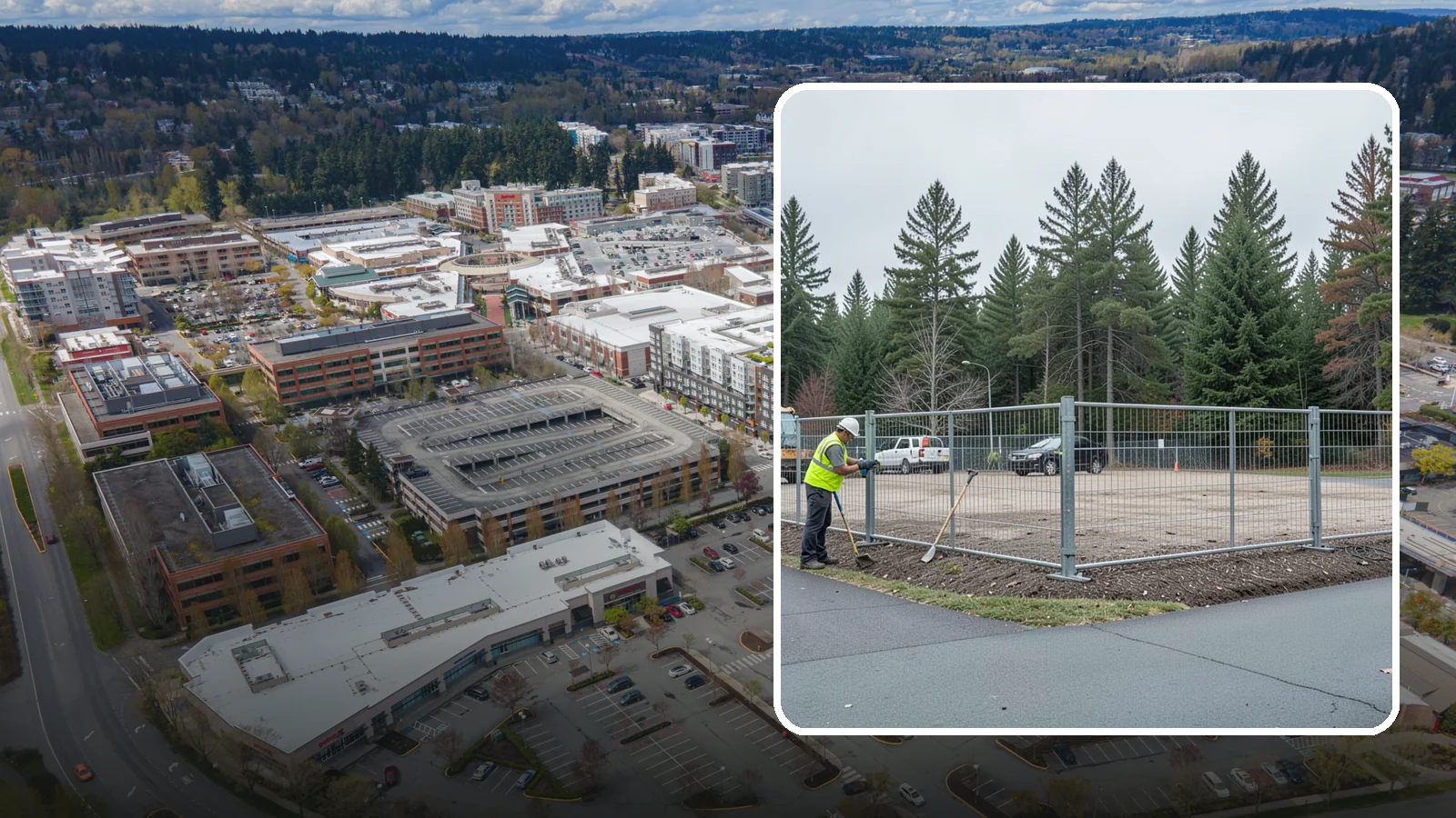 Facility Fencing & Gates in Redmond, King County, WA - Fencing and gate installation that secures public facilities, yards, and equipment compounds.