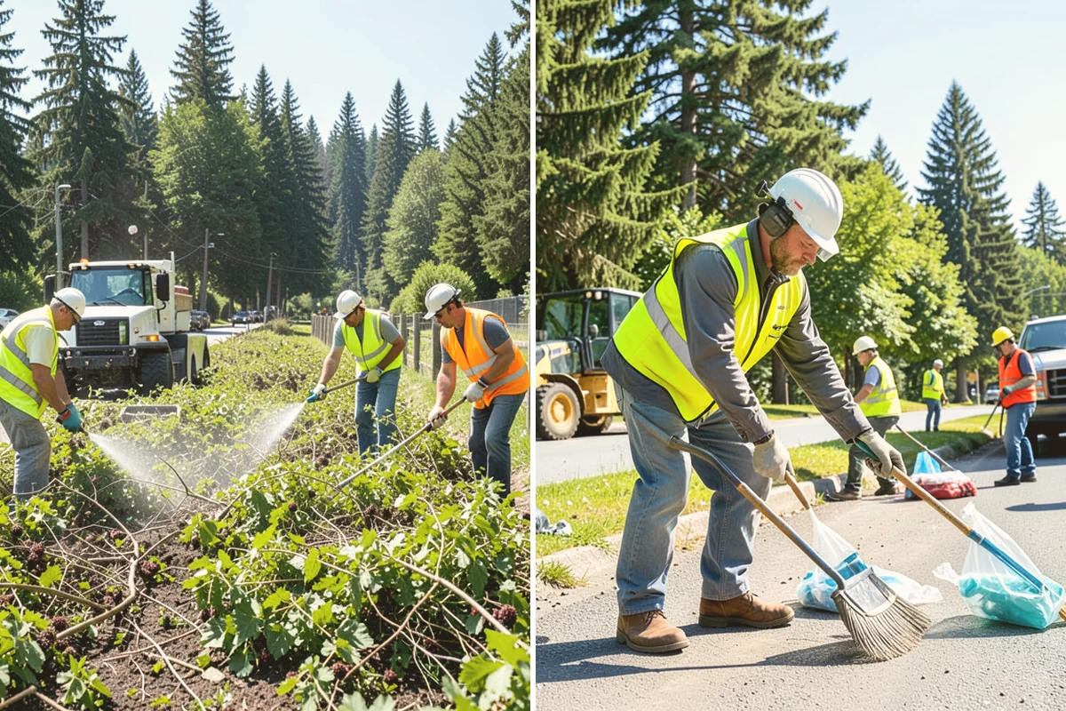 Facility Fencing & Gates in Sammamish, King County, WA - Lay out the fence line and gate locations