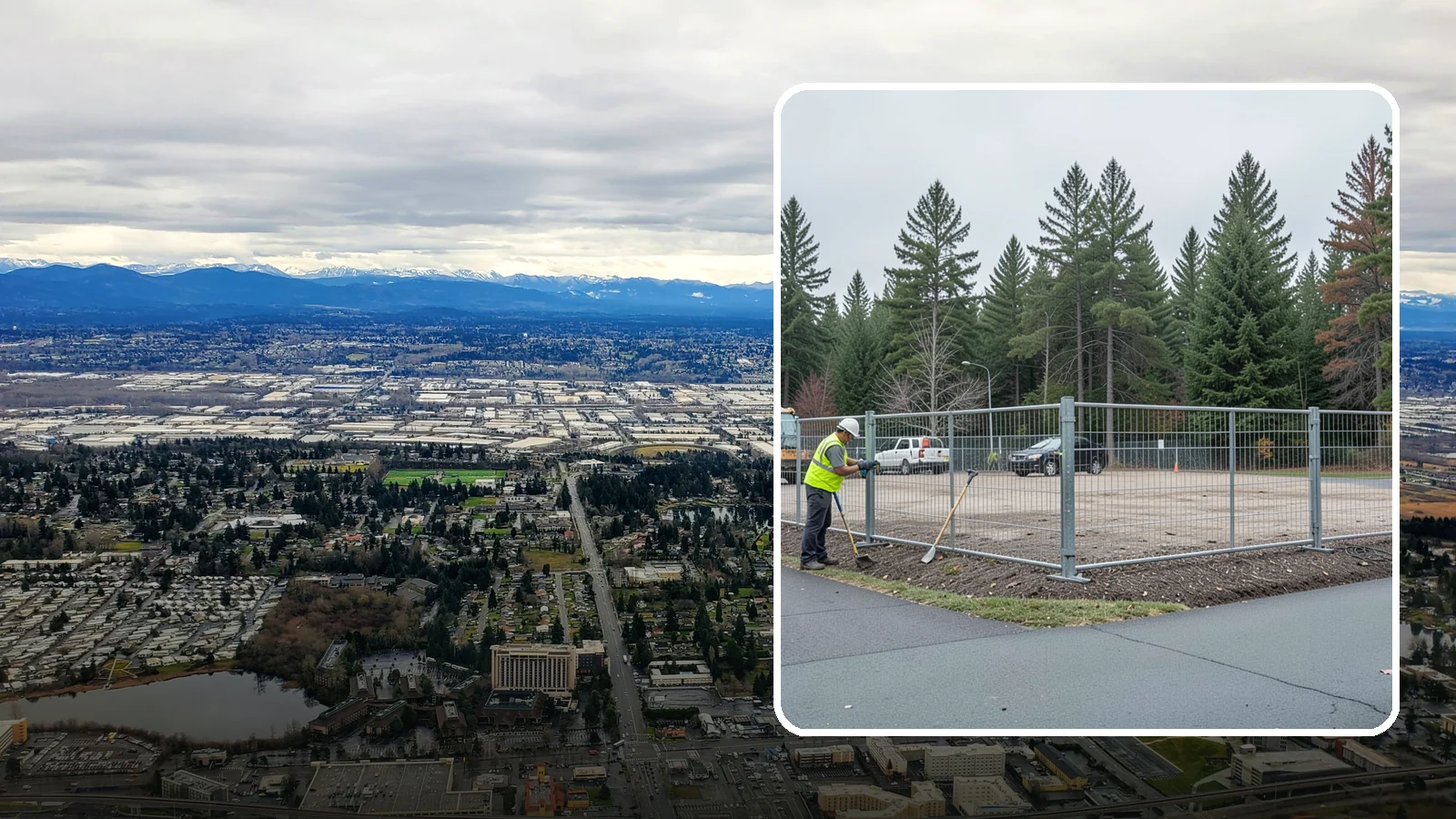 Facility Fencing & Gates in SeaTac, King County, WA - Fencing and gate installation that secures public facilities, yards, and equipment compounds.