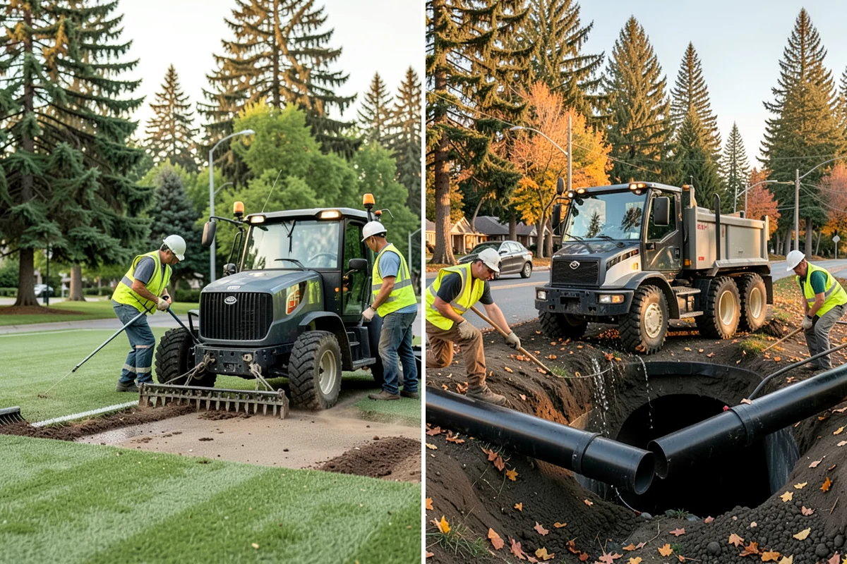 Facility Fencing & Gates in SeaTac, King County, WA - Lay out the fence line and gate locations