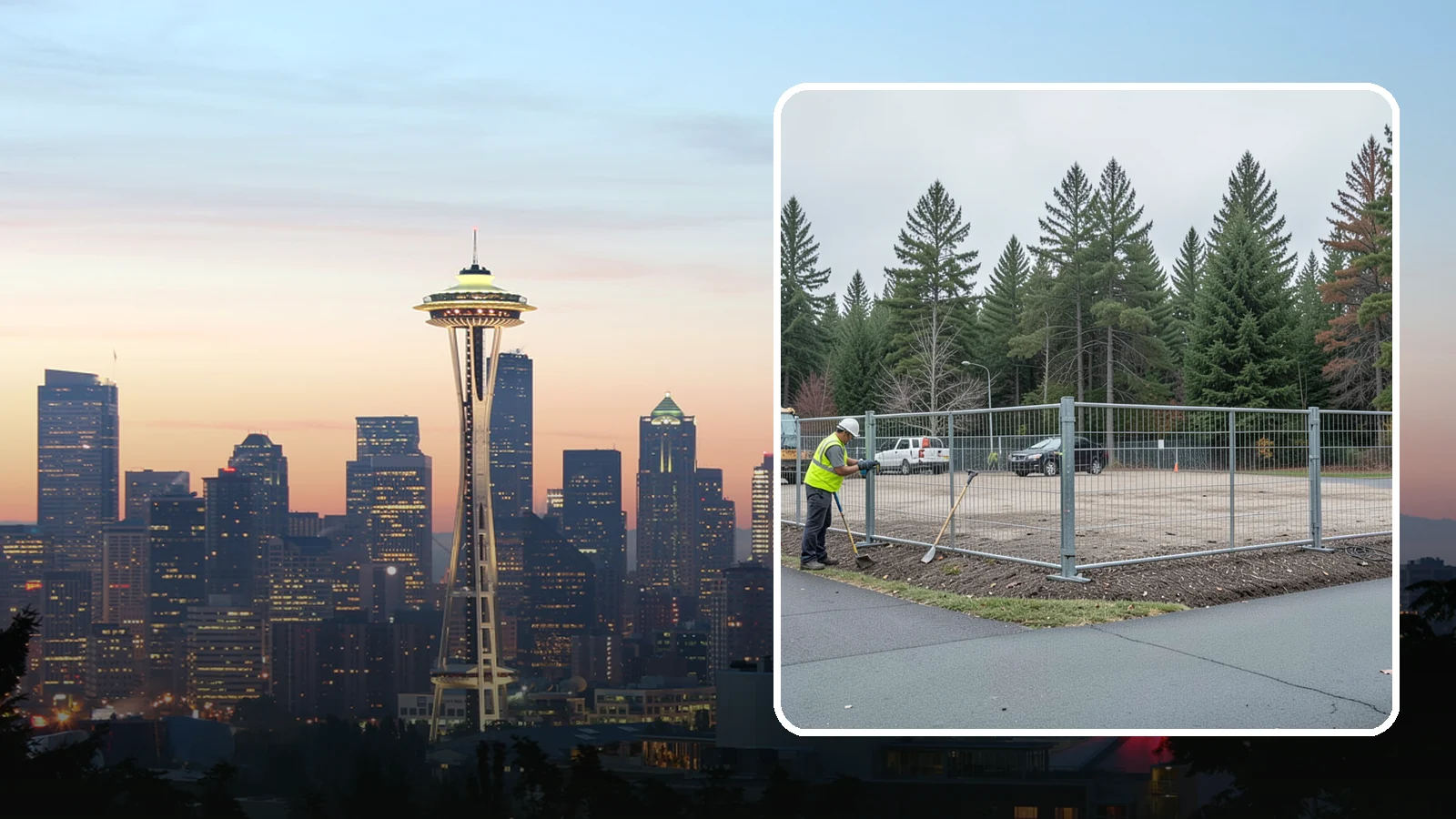 Facility Fencing & Gates in Seattle, King County, WA - Fencing and gate installation that secures public facilities, yards, and equipment compounds.