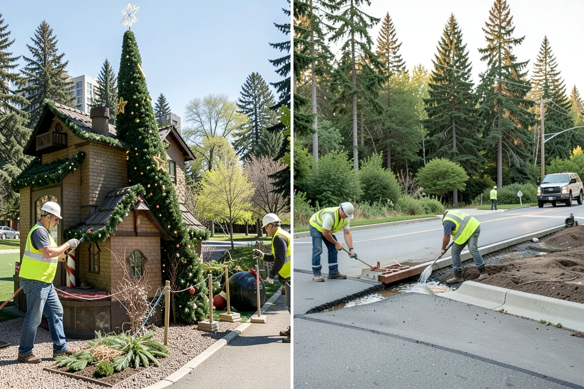 Facility Fencing & Gates in Sedro-Woolley, Skagit County, WA - Lay out the fence line and gate locations