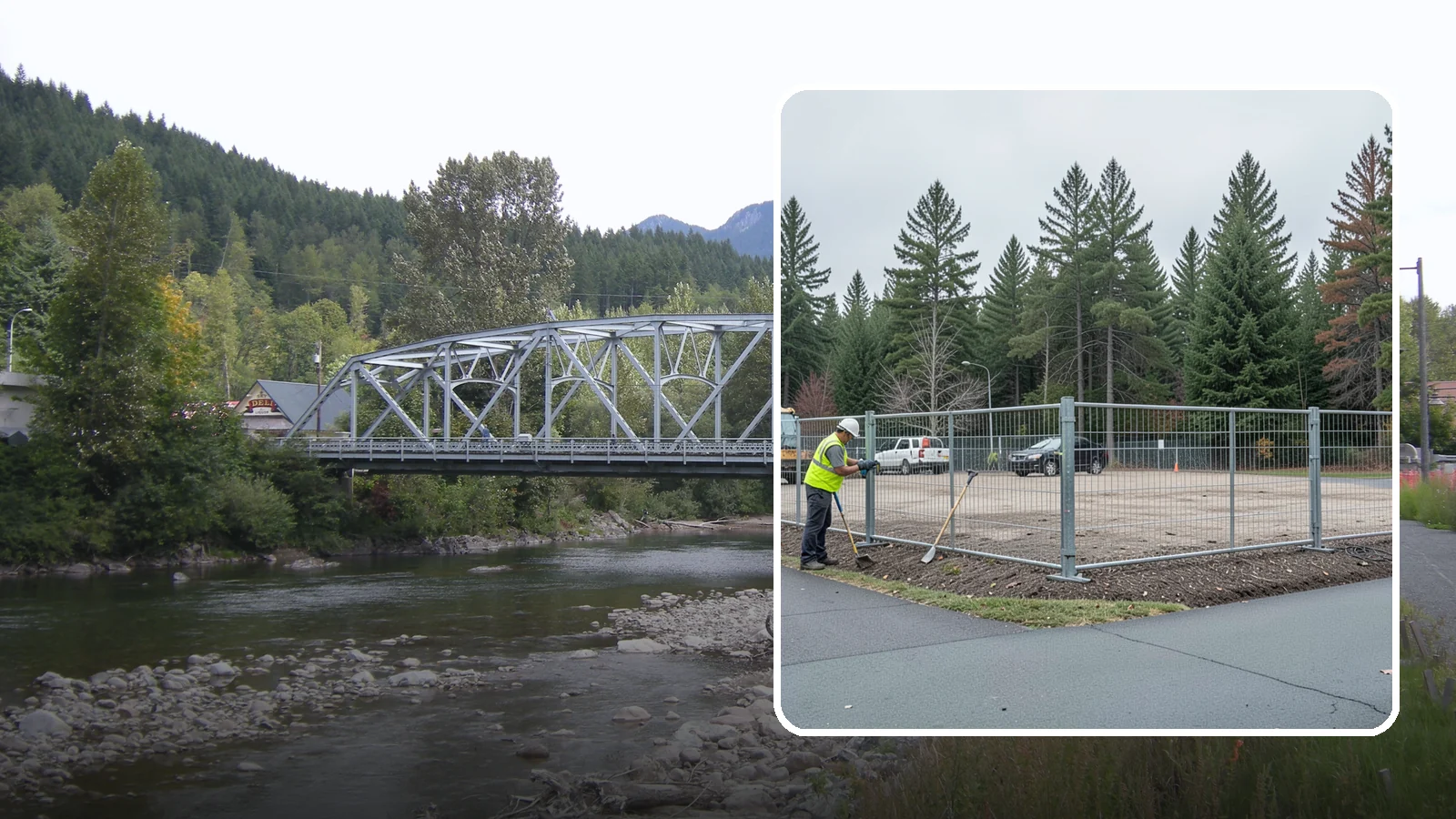 Facility Fencing & Gates in Skykomish, King County, WA - Fencing and gate installation that secures public facilities, yards, and equipment compounds.
