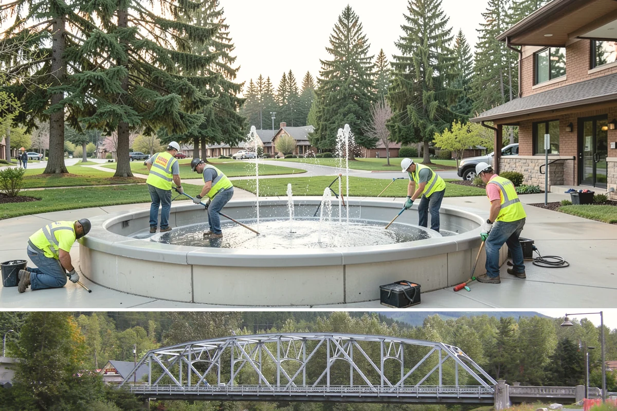 Facility Fencing & Gates in Skykomish, King County, WA - Fencing installs year-round, though setting posts is easiest when the ground is not saturated in the depths of winter.