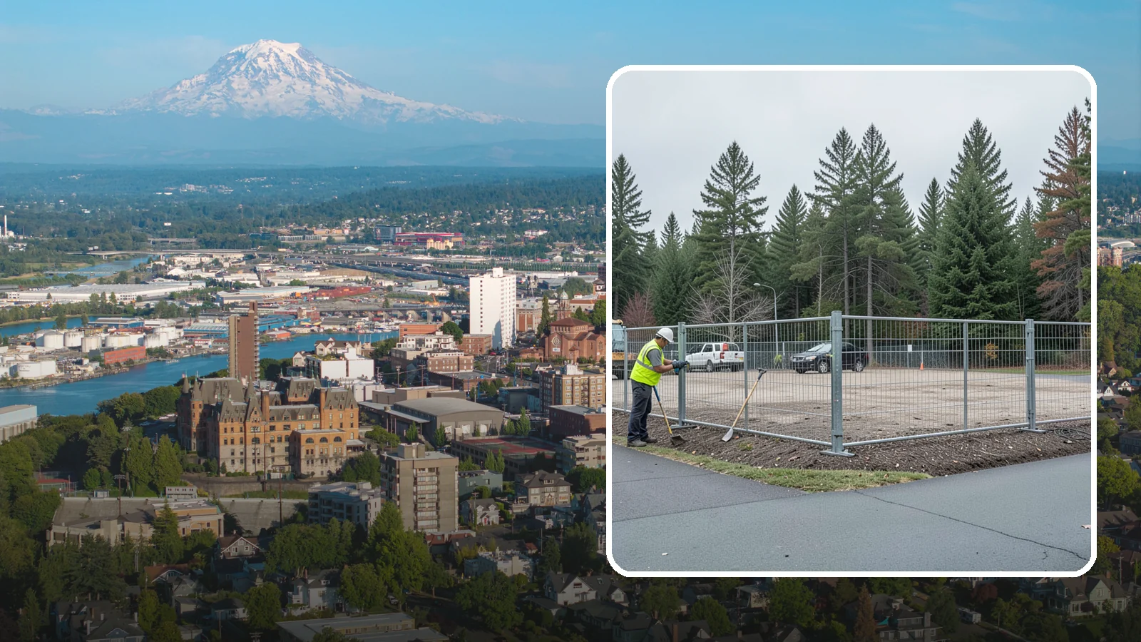 Facility Fencing & Gates in Tacoma, Pierce County, WA - Fencing and gate installation that secures public facilities, yards, and equipment compounds.