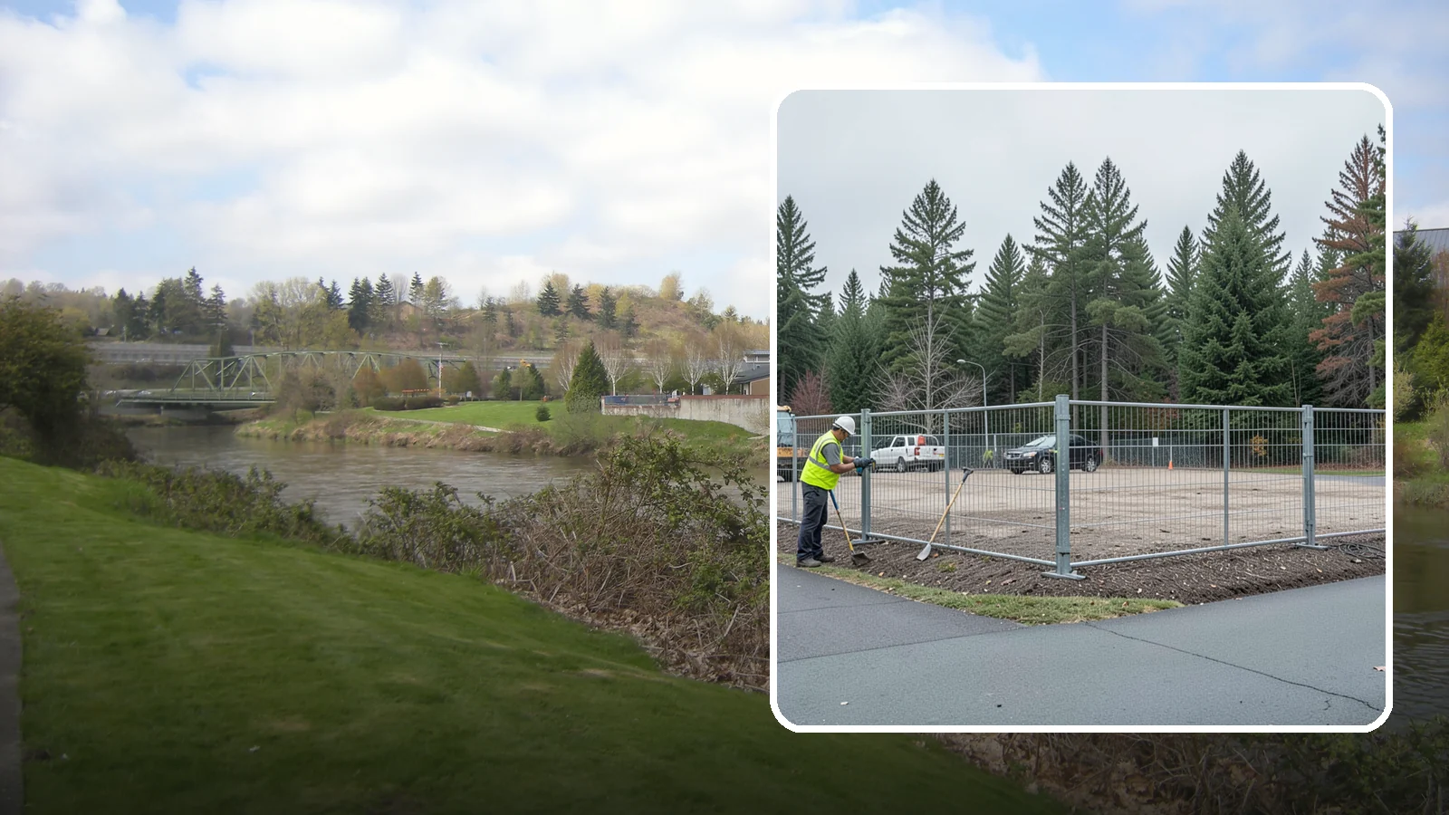 Facility Fencing & Gates in Tukwila, King County, WA - Fencing and gate installation that secures public facilities, yards, and equipment compounds.