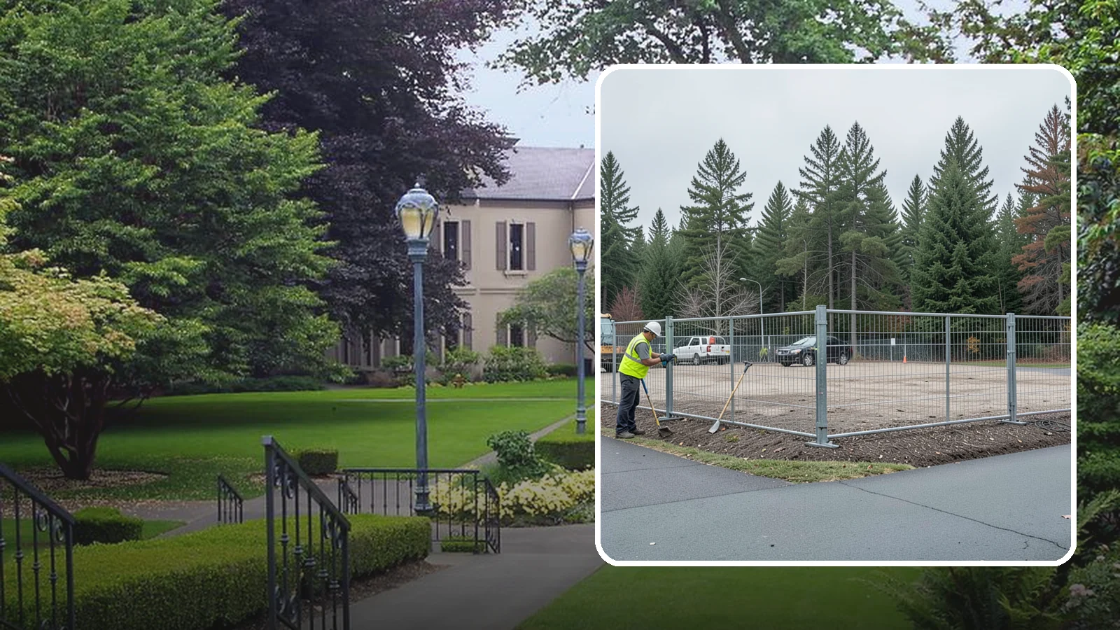 Facility Fencing & Gates in Woodinville, King County, WA - Fencing and gate installation that secures public facilities, yards, and equipment compounds.