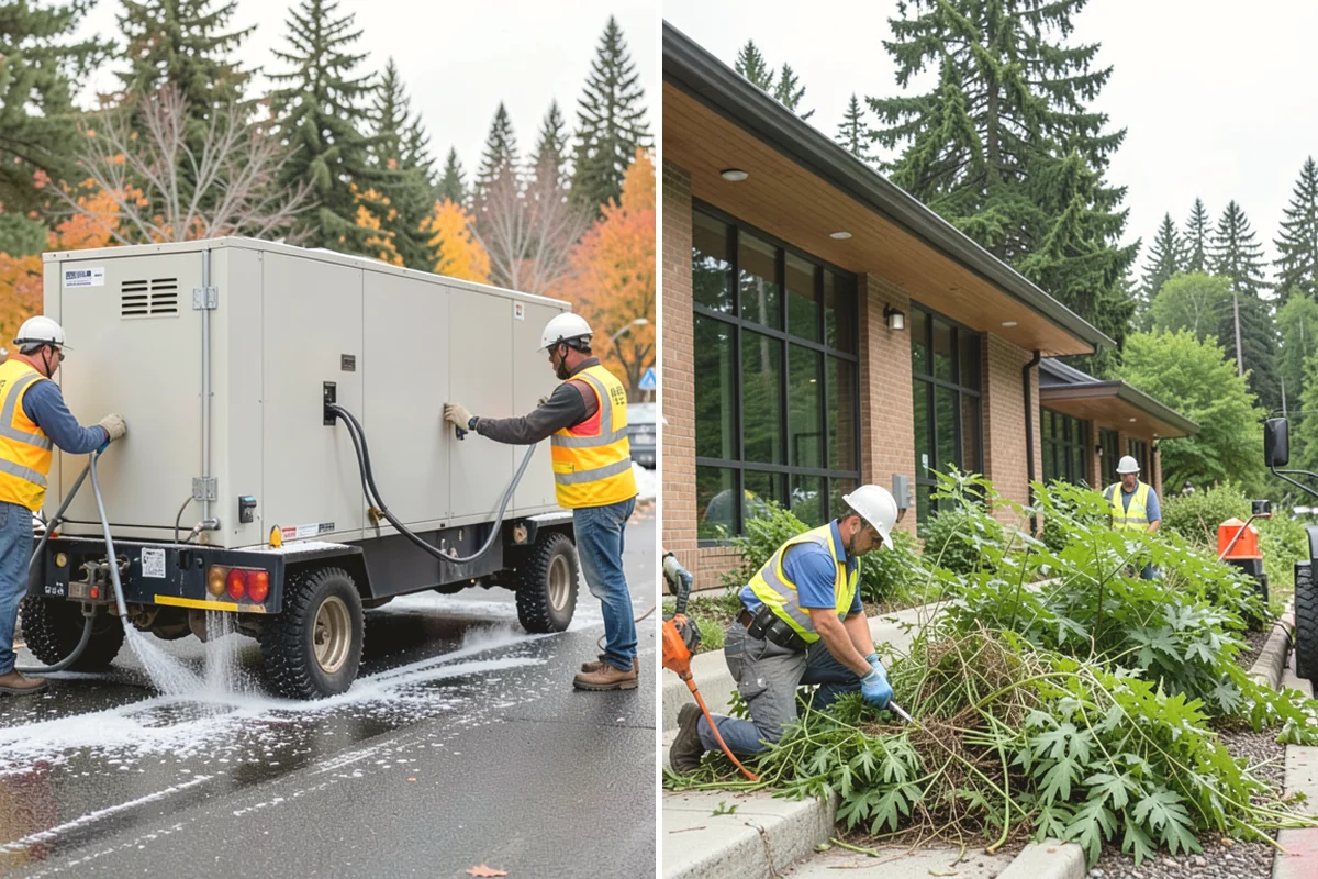 Facility Fencing & Gates in Yarrow Point, King County, WA - Lay out the fence line and gate locations