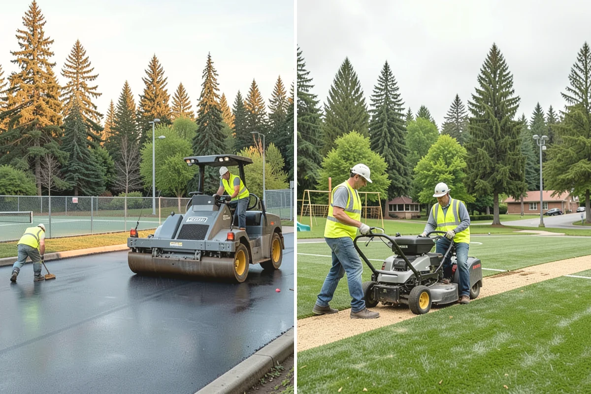 Facility Flooring Installation in Black Diamond, King County, WA - Test and prepare the substrate for the flooring type