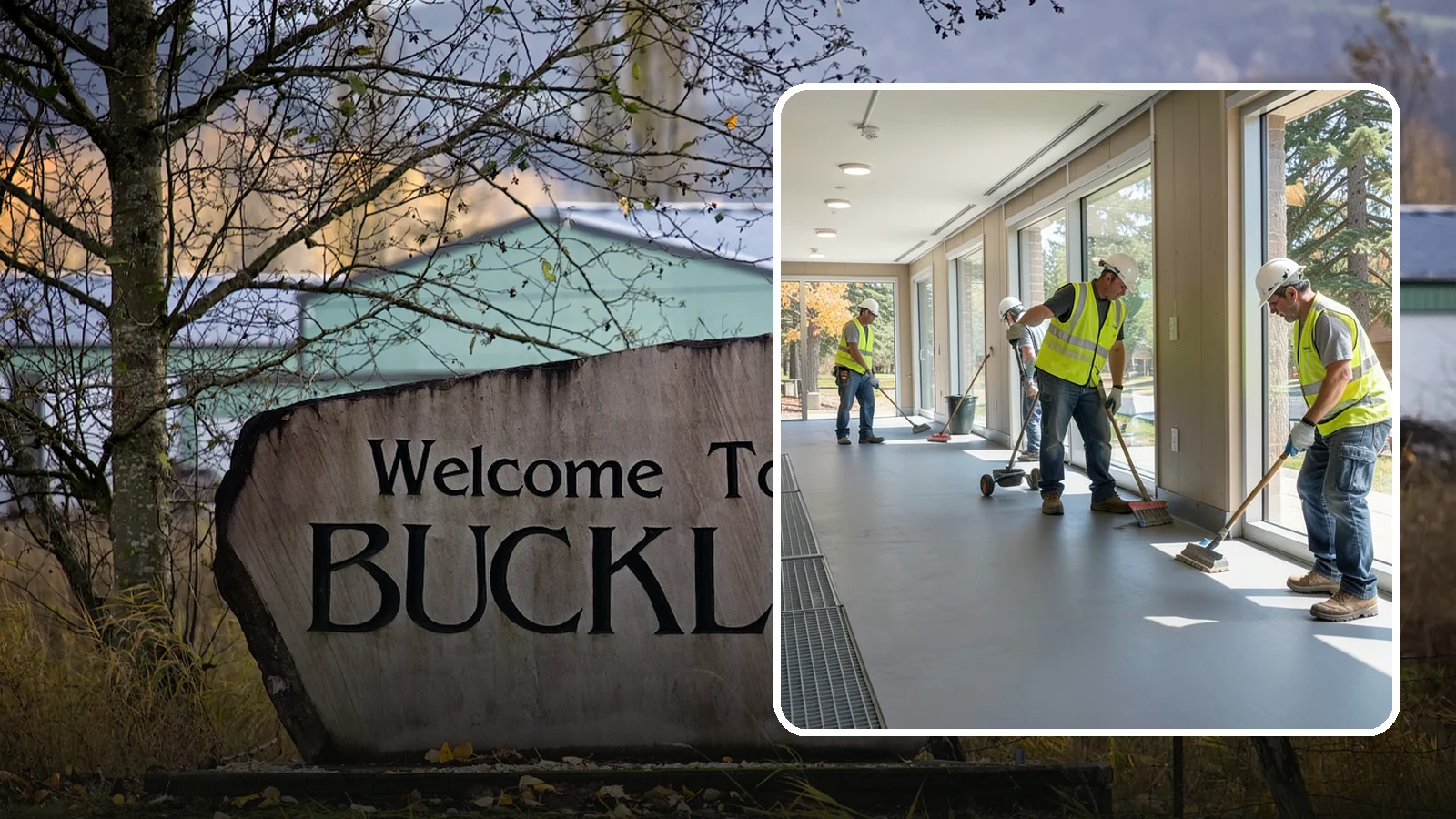 Facility Flooring Installation in Buckley, Pierce County, WA - Commercial flooring installation for public buildings, including resilient, tile, and carpet systems.