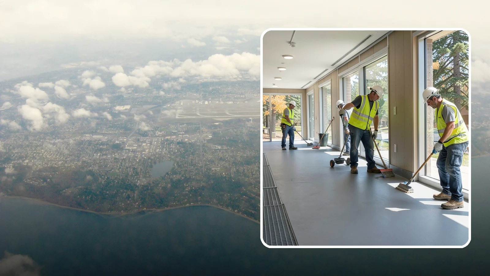 Facility Flooring Installation in Burien, King County, WA - Commercial flooring installation for public buildings, including resilient, tile, and carpet systems.