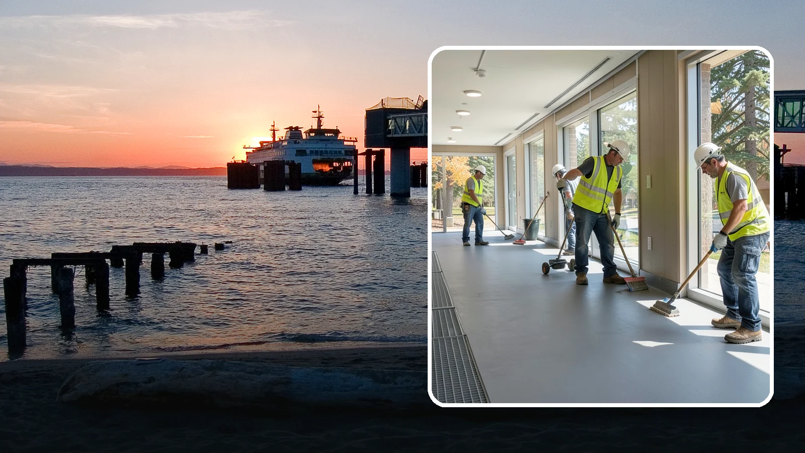 Facility Flooring Installation in Edmonds, Snohomish County, WA - Commercial flooring installation for public buildings, including resilient, tile, and carpet systems.