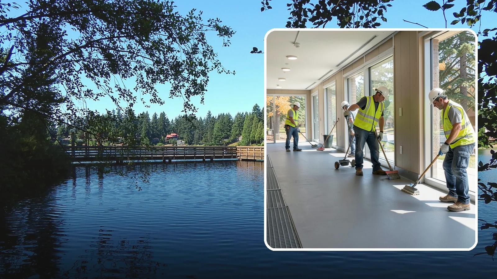 Facility Flooring Installation in Federal Way, King County, WA - Commercial flooring installation for public buildings, including resilient, tile, and carpet systems.