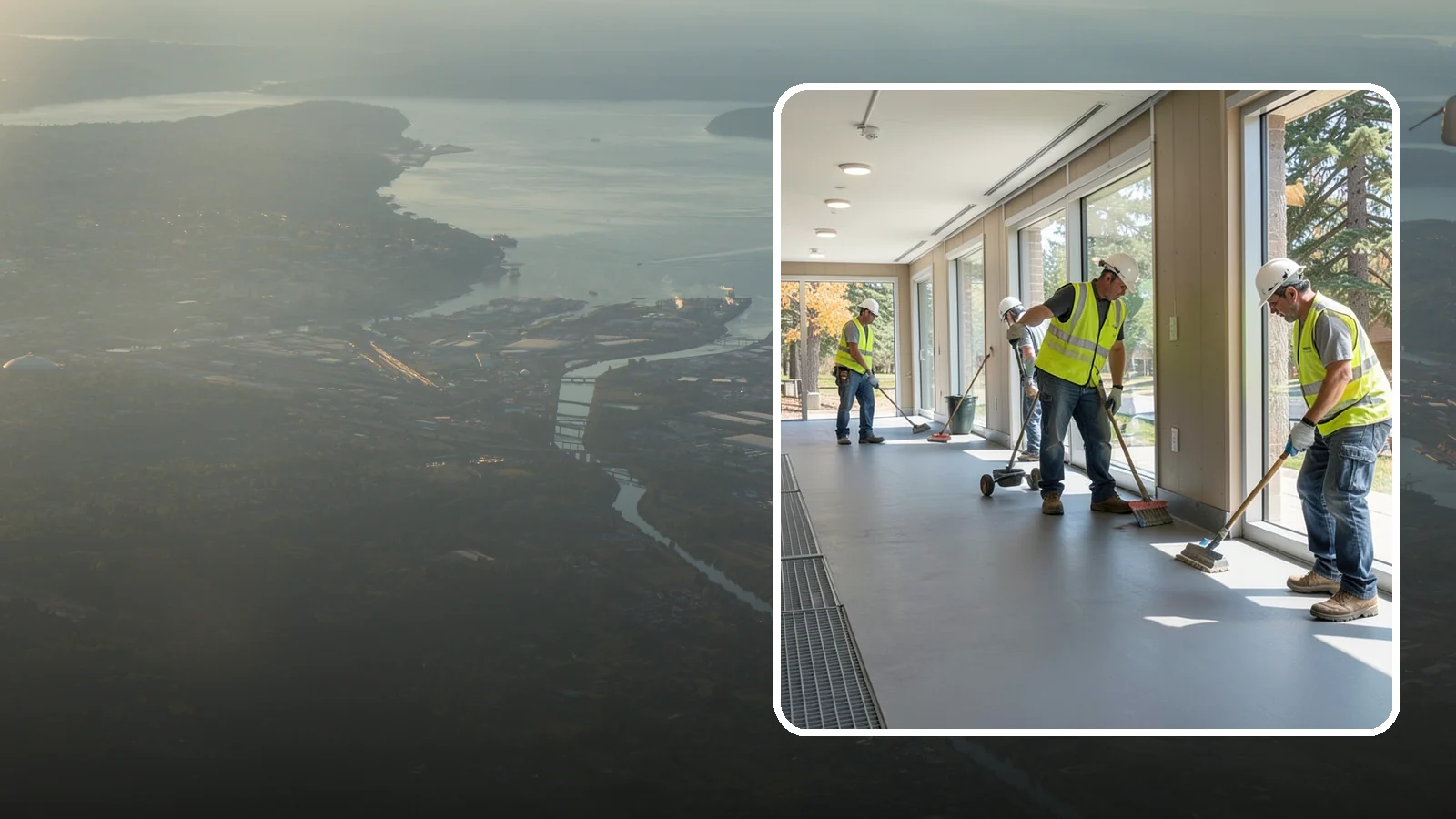 Facility Flooring Installation in Fife, Pierce County, WA - Commercial flooring installation for public buildings, including resilient, tile, and carpet systems.