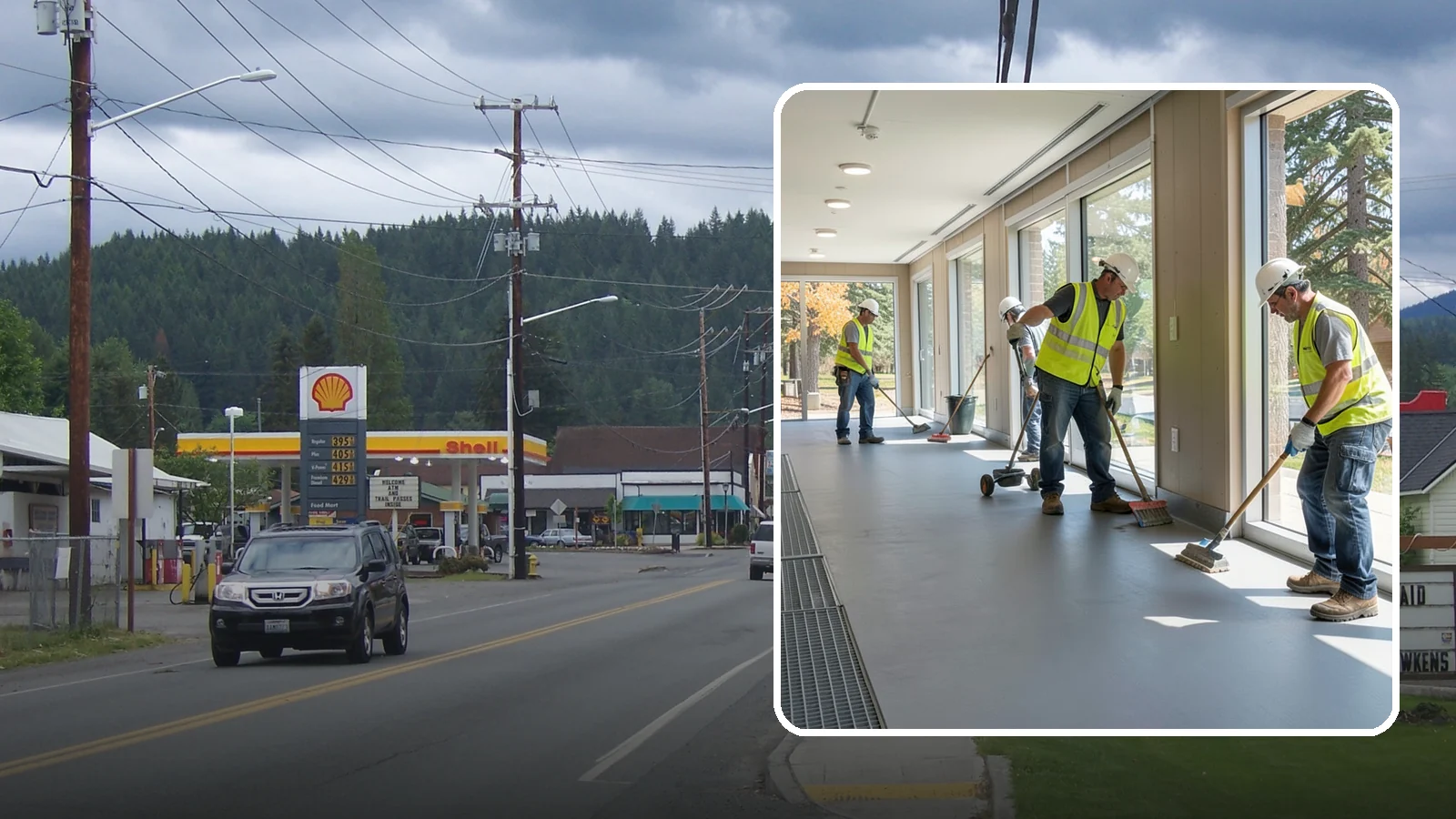 Facility Flooring Installation in Granite Falls, Snohomish County, WA - Commercial flooring installation for public buildings, including resilient, tile, and carpet systems.