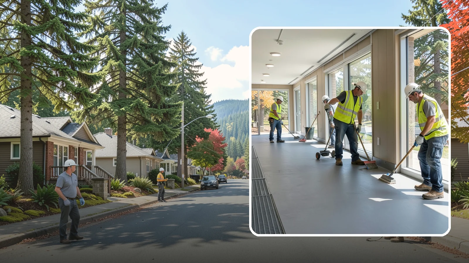 Facility Flooring Installation in Hunts Point, King County, WA - Commercial flooring installation for public buildings, including resilient, tile, and carpet systems.