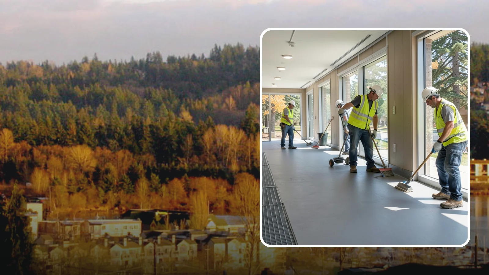 Facility Flooring Installation in Kenmore, King County, WA - Commercial flooring installation for public buildings, including resilient, tile, and carpet systems.