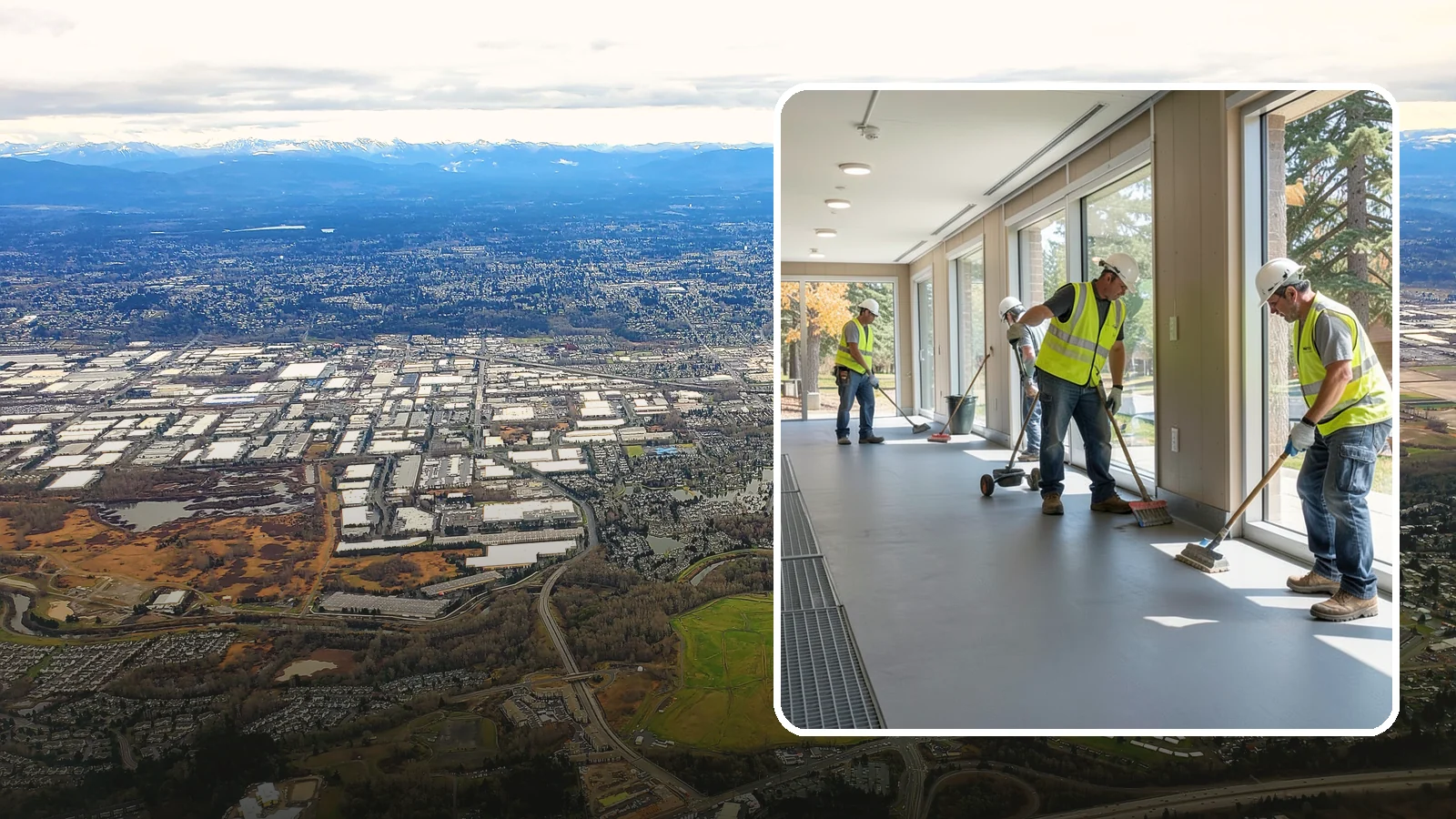 Facility Flooring Installation in Kent, King County, WA - Commercial flooring installation for public buildings, including resilient, tile, and carpet systems.