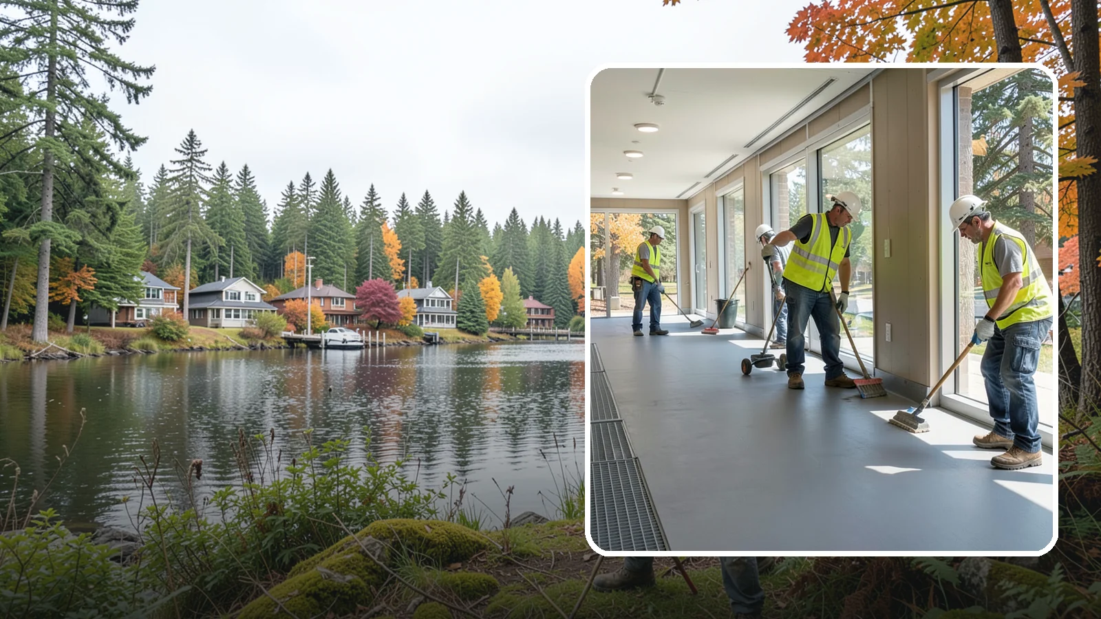 Facility Flooring Installation in La Conner, Skagit County, WA - Commercial flooring installation for public buildings, including resilient, tile, and carpet systems.