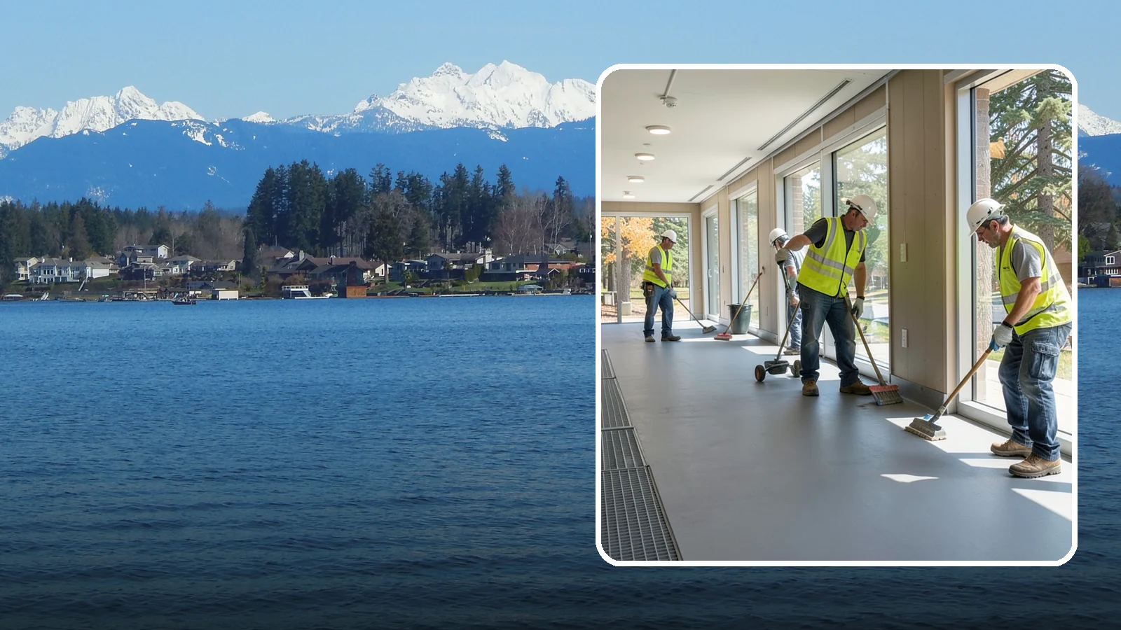 Facility Flooring Installation in Lake Stevens, Snohomish County, WA - Commercial flooring installation for public buildings, including resilient, tile, and carpet systems.
