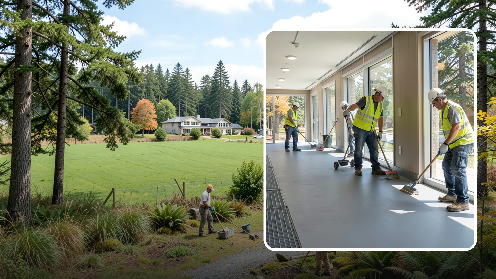 Facility Flooring Installation in Lyman, Skagit County, WA - Commercial flooring installation for public buildings, including resilient, tile, and carpet systems.