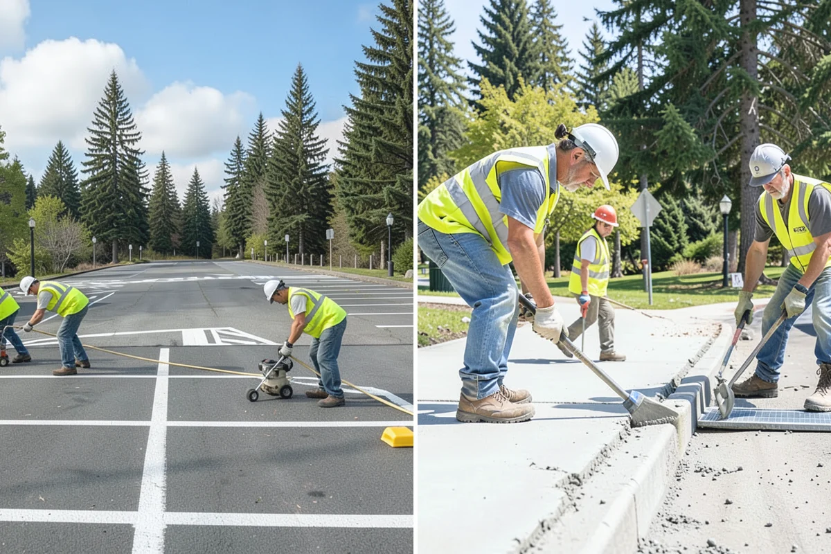 Facility Flooring Installation in Marysville, Snohomish County, WA - Test and prepare the substrate for the flooring type