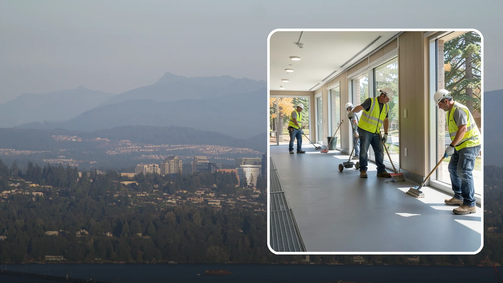 Facility Flooring Installation in Medina, King County, WA - Commercial flooring installation for public buildings, including resilient, tile, and carpet systems.