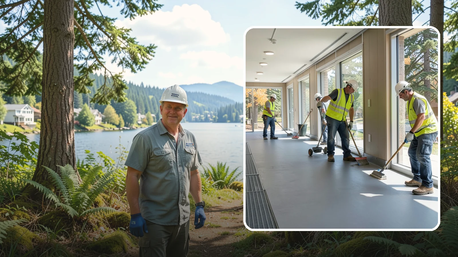 Facility Flooring Installation in Milton, King County, WA - Commercial flooring installation for public buildings, including resilient, tile, and carpet systems.