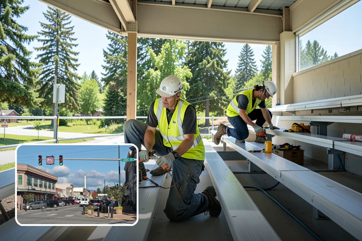 Facility Flooring Installation in Monroe, Snohomish County, WA - Durable systems specified for heavy public traffic
