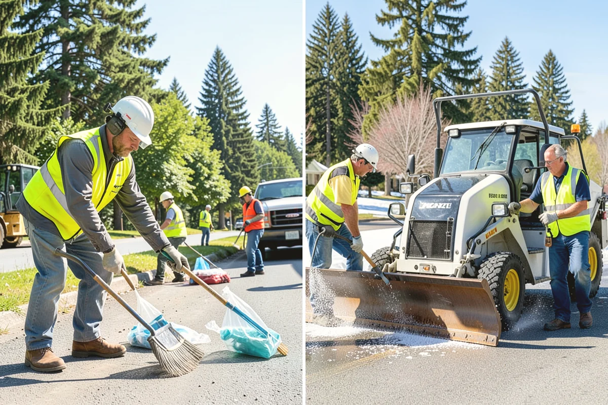 Facility Flooring Installation in Monroe, Snohomish County, WA - Test and prepare the substrate for the flooring type