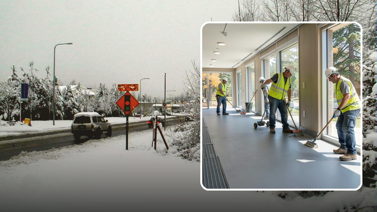 Facility Flooring Installation in Newcastle, King County, WA - Commercial flooring installation for public buildings, including resilient, tile, and carpet systems.