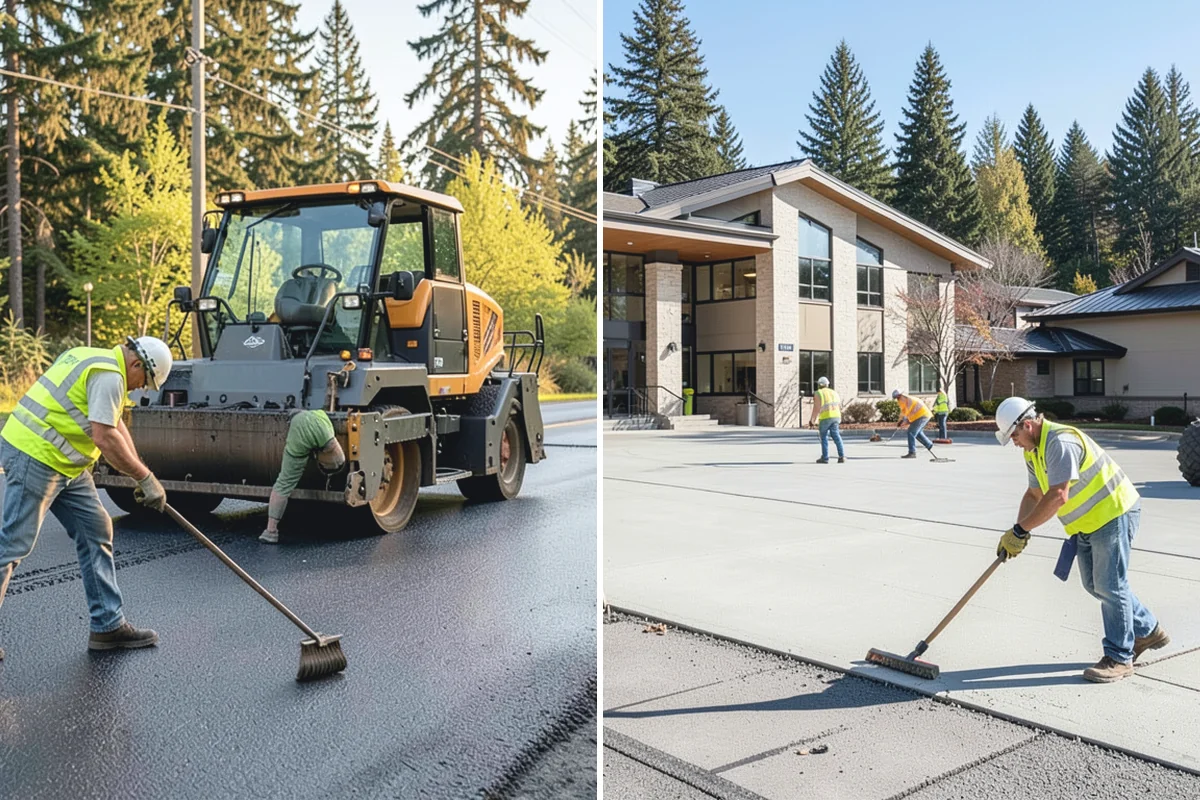 Facility Flooring Installation in Roy, Pierce County, WA - Test and prepare the substrate for the flooring type