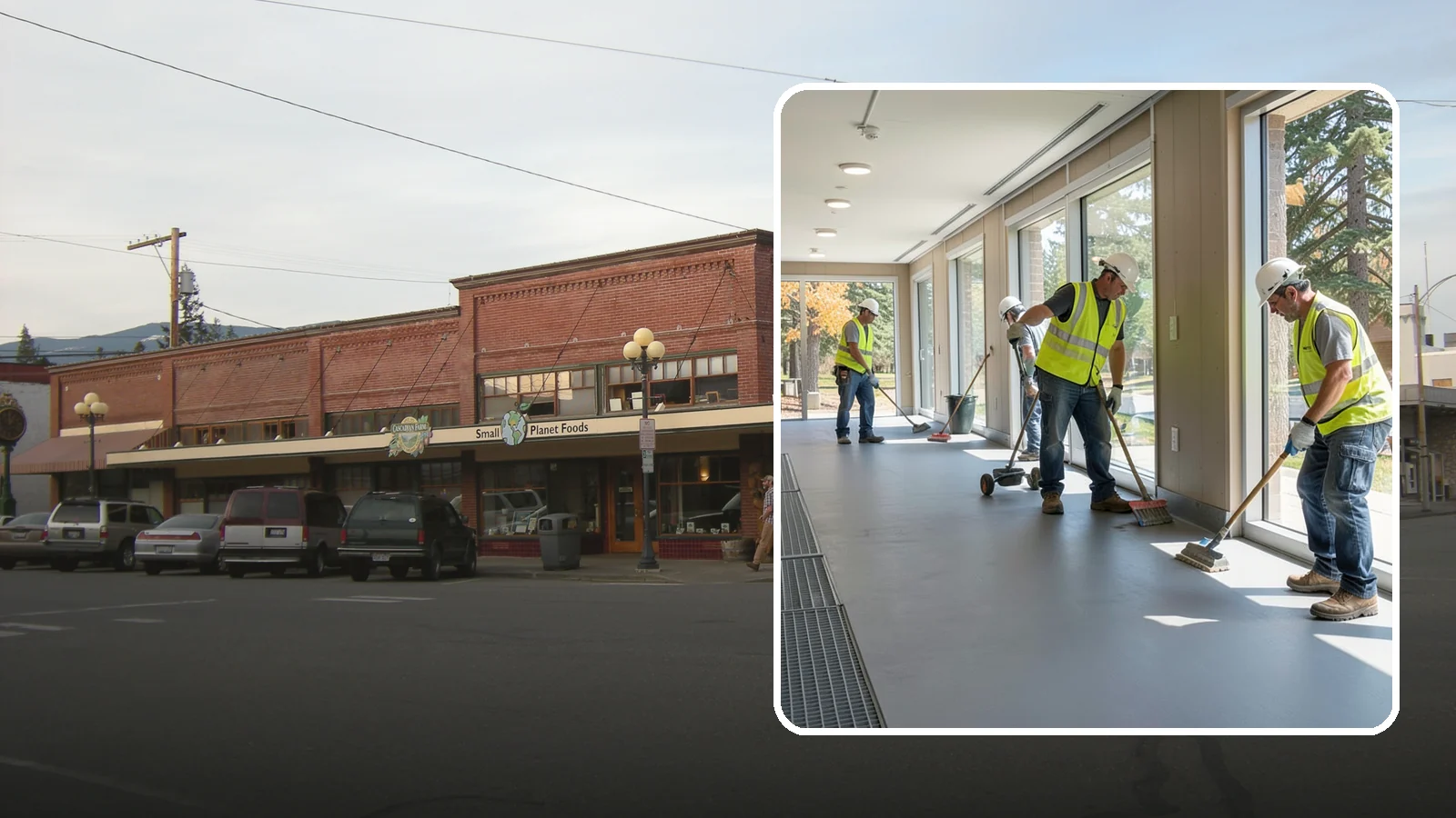 Facility Flooring Installation in Sedro-Woolley, Skagit County, WA - Commercial flooring installation for public buildings, including resilient, tile, and carpet systems.