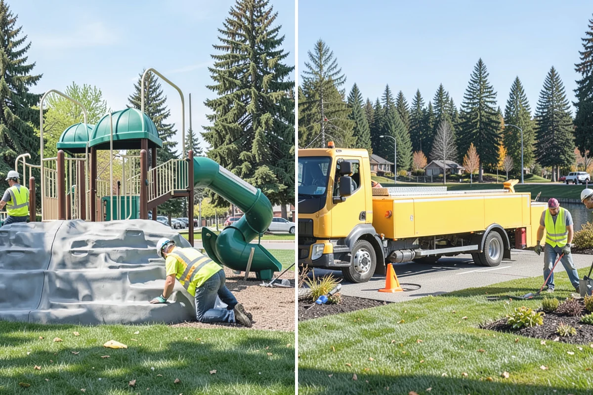 Facility Flooring Installation in South Prairie, Pierce County, WA - Test and prepare the substrate for the flooring type