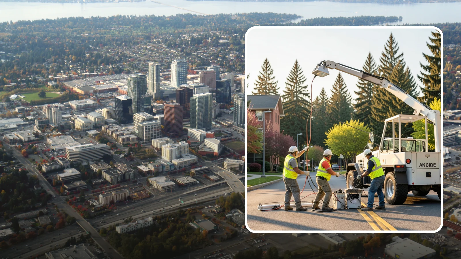Facility Lighting Retrofit in Bellevue, King County, WA - LED lighting retrofits that cut energy costs and improve light quality in public facilities.