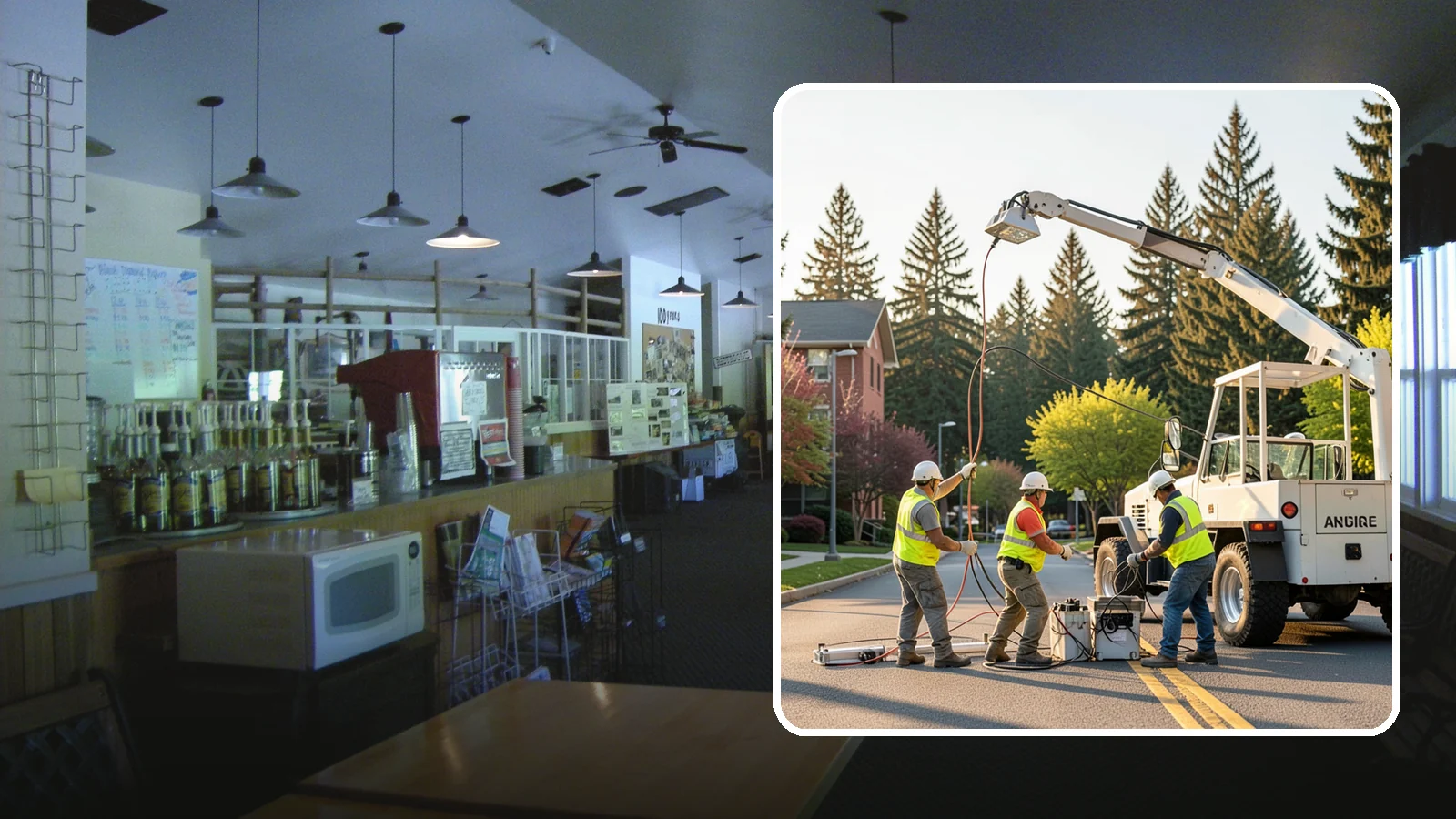 Facility Lighting Retrofit in Black Diamond, King County, WA - LED lighting retrofits that cut energy costs and improve light quality in public facilities.