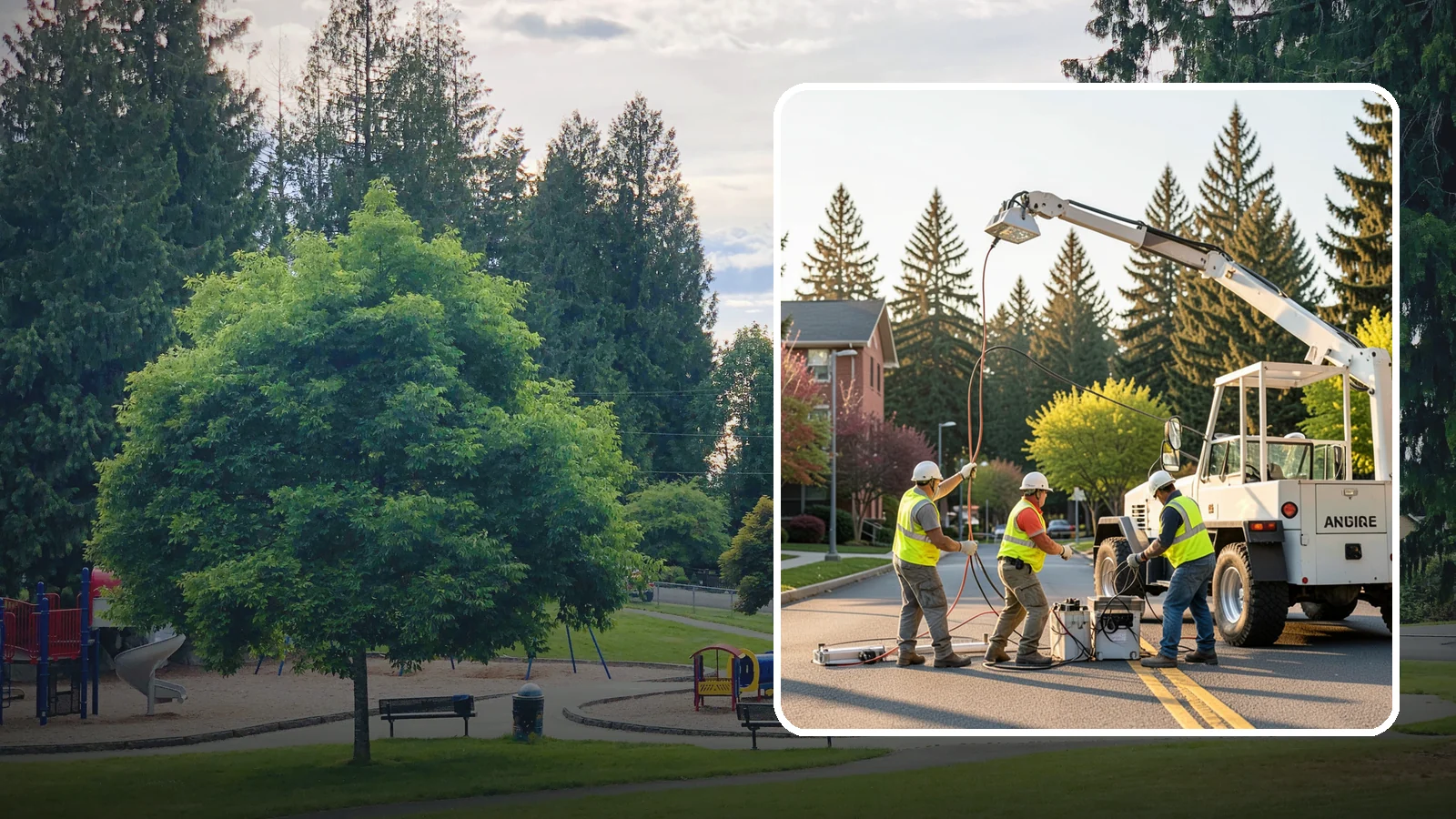 Facility Lighting Retrofit in Bonney Lake, Pierce County, WA - LED lighting retrofits that cut energy costs and improve light quality in public facilities.