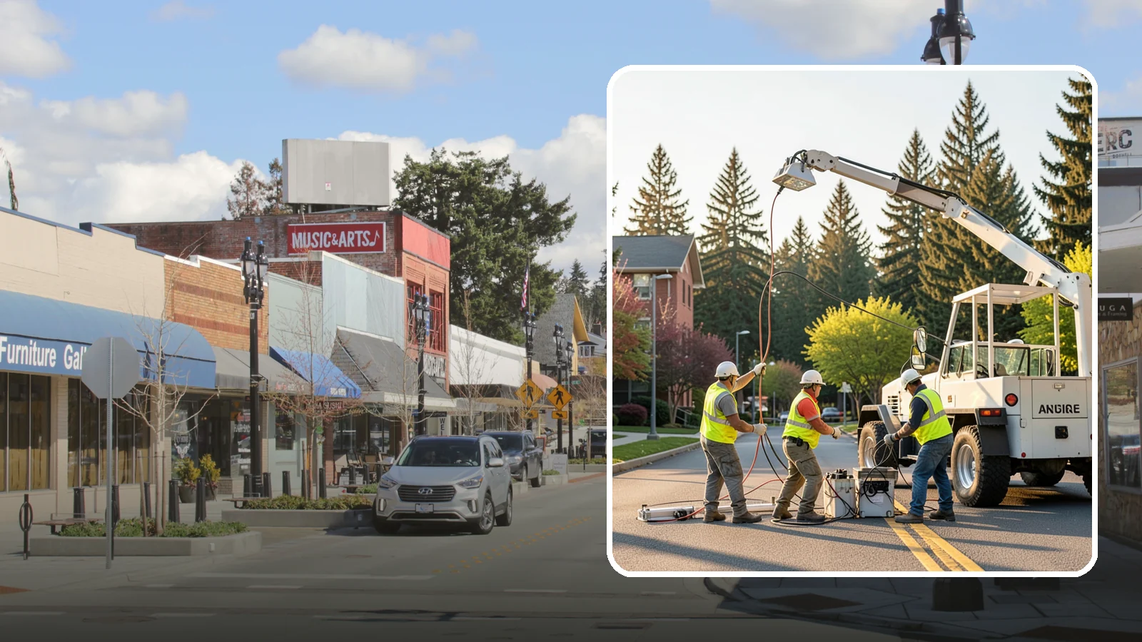 Facility Lighting Retrofit in Bothell, King County, WA - LED lighting retrofits that cut energy costs and improve light quality in public facilities.
