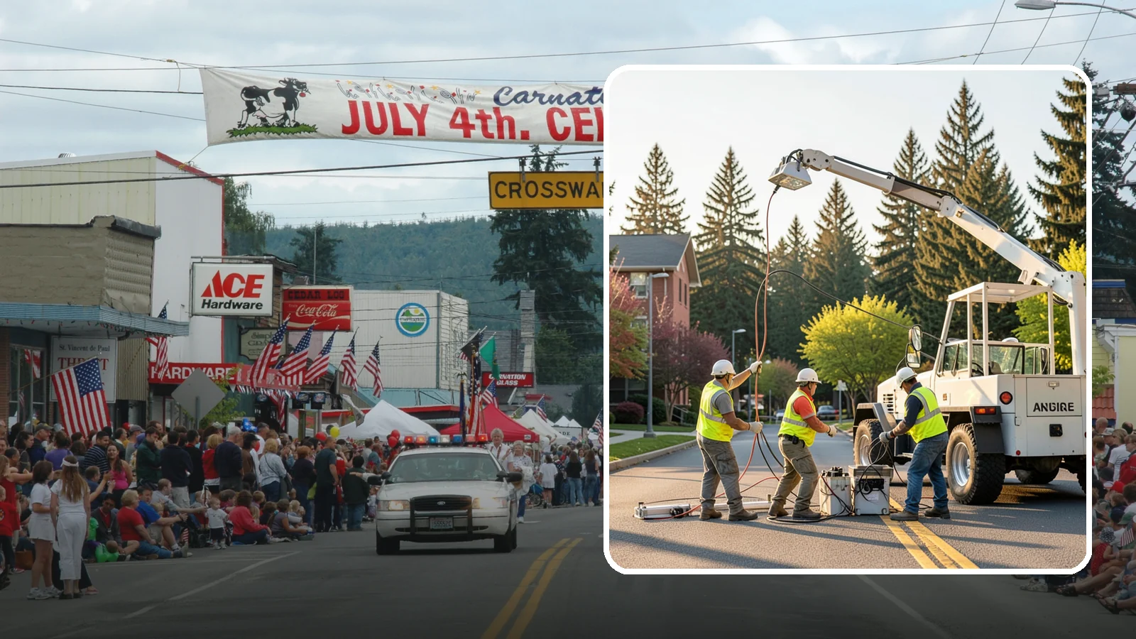 Facility Lighting Retrofit in Carnation, King County, WA - LED lighting retrofits that cut energy costs and improve light quality in public facilities.