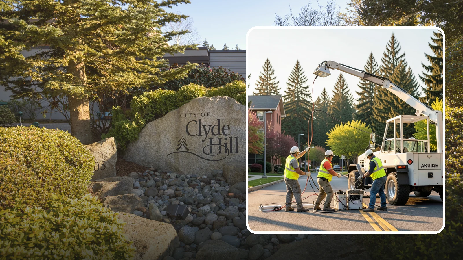 Facility Lighting Retrofit in Clyde Hill, King County, WA - LED lighting retrofits that cut energy costs and improve light quality in public facilities.