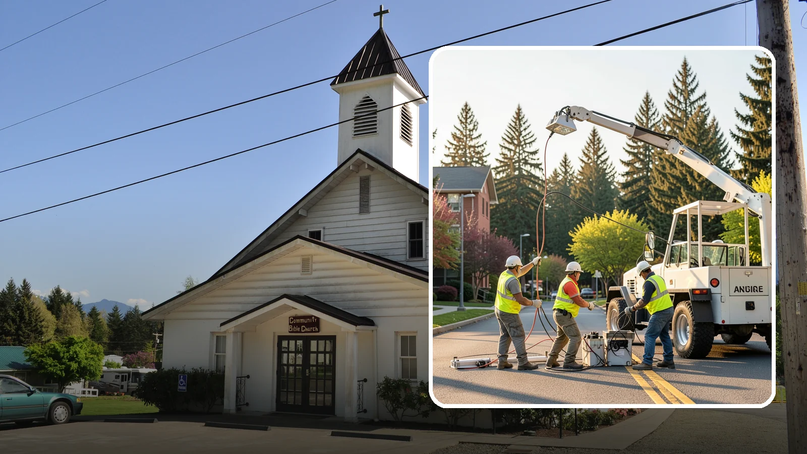 Facility Lighting Retrofit in Concrete, Skagit County, WA - LED lighting retrofits that cut energy costs and improve light quality in public facilities.
